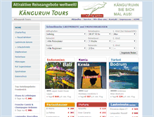 Tablet Screenshot of kaenguruhtours.de